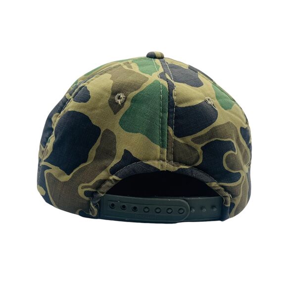 Vintage Ducks Unlimited Camo Mesh Trucker Embroidered Hunting Camouflage Hat - Picture 4 of 5